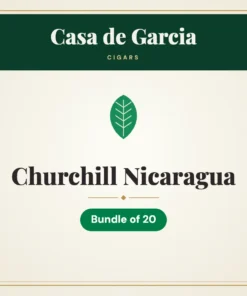 Casa de Garcia Churchill Nicaragua Cigars – Bundle of 20