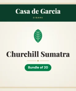 Casa de Garcia Churchill Sumatra Cigars – Bundle of 20