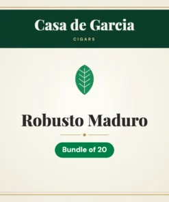 Casa de Garcia Robusto Maduro Cigars – Bundle of 20