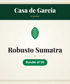 Casa de Garcia Robusto Sumatra Cigars – Bundle of 20