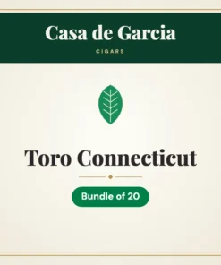 Casa de Garcia Toro Connecticut Cigars – Bundle of 20