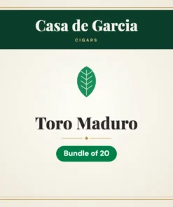 Casa de Garcia Toro Maduro Cigars – Bundle of 20
