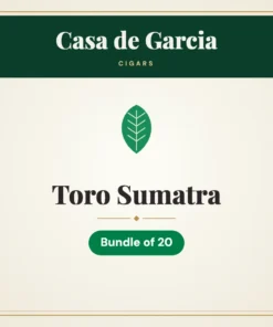 Casa de Garcia Toro Sumatra Cigars – Bundle of 20