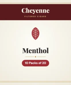 Cheyenne Menthol Filtered Cigars – 10 Packs of 20