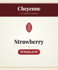 Cheyenne Strawberry Filtered Cigars – 10 Packs of 20