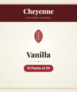 Cheyenne Vanilla Filtered Cigars – 10 Packs of 20