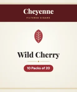 Cheyenne Wild Cherry Filtered Cigars – 10 Packs of 20