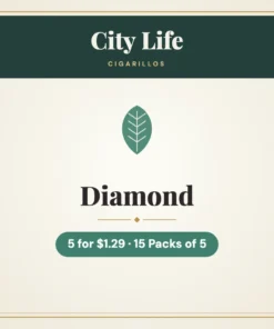 City Life Diamond Cigarillos 5 for $1.29 – 15 Packs of 5