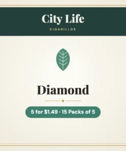 City Life Diamond Cigarillos 5 for $1.49 – 15 Packs of 5