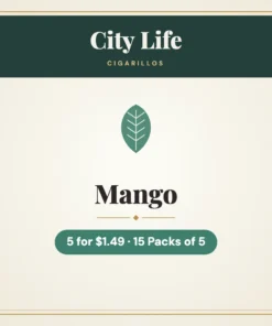 City Life Mango Cigarillos 5 for $1.49 – 15 Packs of 5