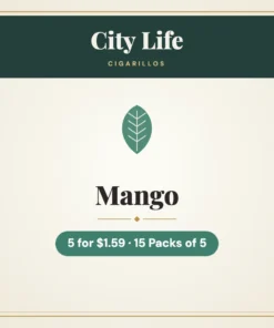 City Life Mango Cigarillos 5 for $1.59 – 15 Packs of 5