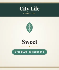 City Life Sweet Cigarillos 5 for $1.29 – 15 Packs of 5