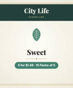 City Life Sweet Cigarillos 5 for $1.49 – 15 Packs of 5
