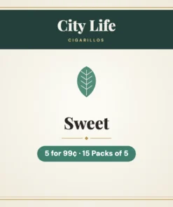 City Life Sweet Cigarillos 5 for 99¢ – 15 Packs of 5