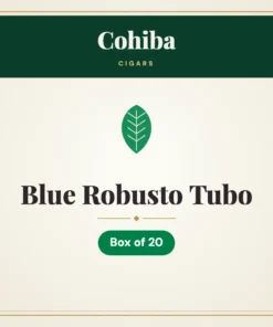 Cohiba Blue Robusto Tubo Cigars – Box of 20