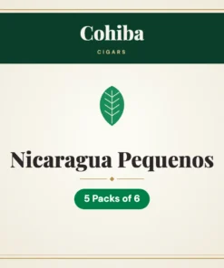 Cohiba Nicaragua Pequenos Cigars – 5 Packs of 6