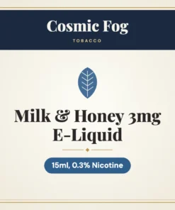 Cosmic Fog Milk & Honey 3mg E-Liquid – 15ml, 0.3% Nicotine