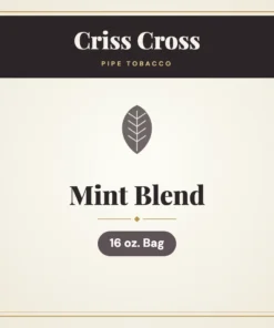 Criss Cross Mint Blend Pipe Tobacco – 16 oz. Bag