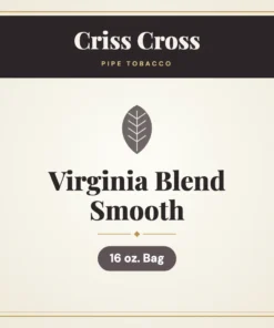 Criss Cross Virginia Blend Smooth Pipe Tobacco 16 oz. Bag