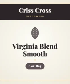 Criss Cross Virginia Blend Smooth Pipe Tobacco 8 oz. Bag
