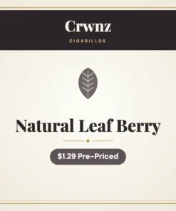 Crwnz Natural Leaf Berry Cigarillos $1.29 Pre-Priced