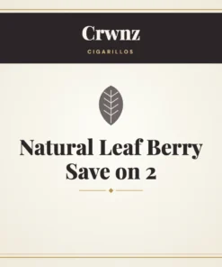 Crwnz Natural Leaf Berry Cigarillos Save on 2