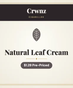 Crwnz Natural Leaf Cream Cigarillos $1.29 Pre-Priced
