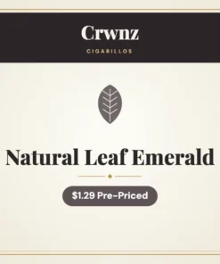 Crwnz Natural Leaf Emerald Cigarillos $1.29 Pre-Priced