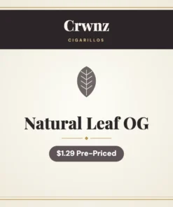Crwnz Natural Leaf OG Cigarillos $1.29 Pre-Priced