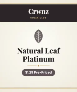 Crwnz Natural Leaf Platinum Cigarillos $1.29 Pre-Priced