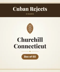 Cuban Rejects Churchill Connecticut Cigars – Box of 50