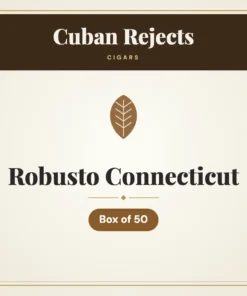 Cuban Rejects Robusto Connecticut Cigars – Box of 50