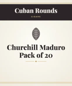 Cuban Rounds Churchill Maduro Cigars Pack of 20