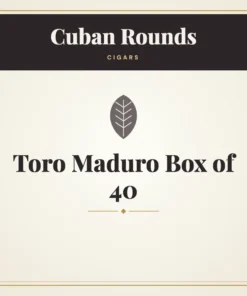 Cuban Rounds Toro Maduro Cigars Box of 40