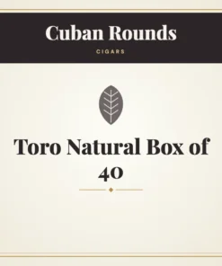 Cuban Rounds Toro Natural Cigars Box of 40