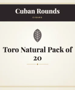 Cuban Rounds Toro Natural Cigars Pack of 20