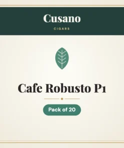 Cusano Cafe Robusto P1 Cigars – Pack of 20