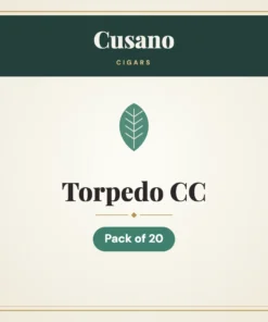 Cusano Torpedo CC Cigars – Pack of 20