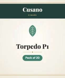 Cusano Torpedo P1 Cigars – Pack of 20