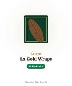 Da Boss La Gold Wraps – 20 Packs of 4