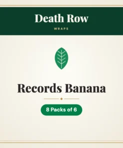 Death Row Records Banana Wraps – 8 Packs of 6