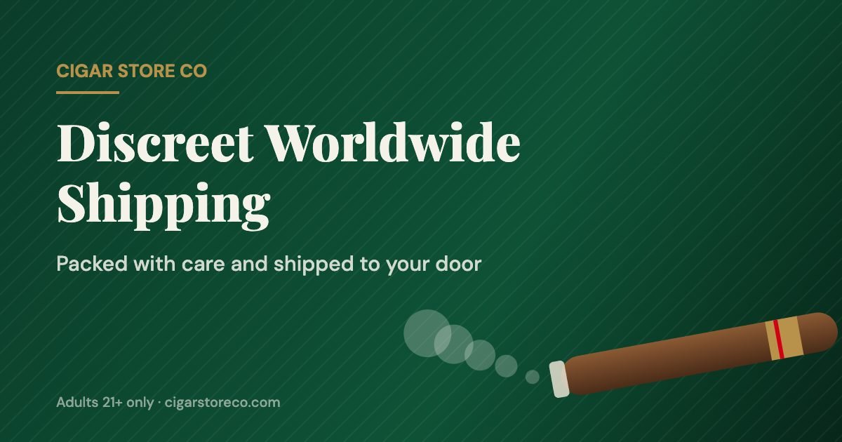 Contact Cigar Store Co about shipping
