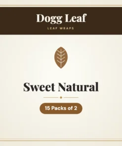 Dogg Leaf Sweet Natural Leaf Wraps – 15 Packs of 2
