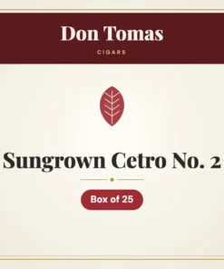 Don Tomas Sungrown Cetro No. 2 Cigars – Box of 25