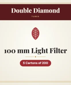 Double Diamond 100 mm Light Filter Tubes – 5 Cartons of 200