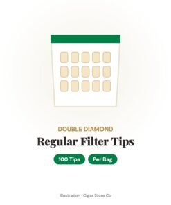 Double Diamond Tips 100 Tips Per Bag Regular Filter Tips