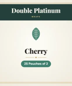 Double Platinum Cherry Wraps – 25 Pouches of 2