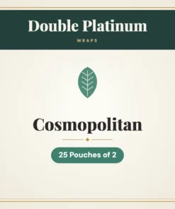 Double Platinum Cosmopolitan Wraps – 25 Pouches of 2