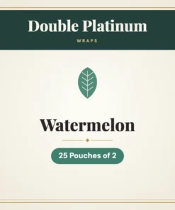 Double Platinum Watermelon Wraps – 25 Pouches of 2