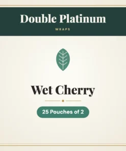 Double Platinum Wet Cherry Wraps – 25 Pouches of 2